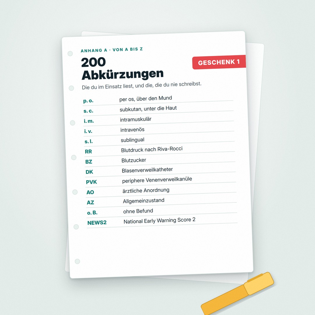 200 Abkürzungen aus dem Stationsalltag